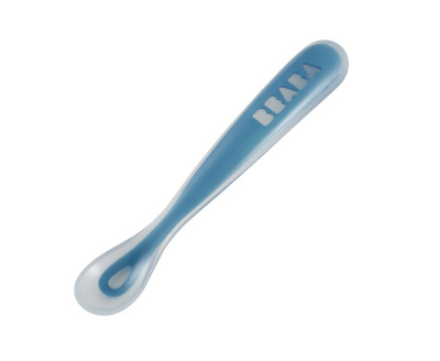 Купить Эргономическая ложка Beaba Ergonomic 1ST Age Spoon Blue в Иркутске