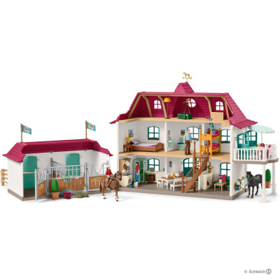 Купить Большой конный двор с жилым домом и конюшней Schleich в Иркутске